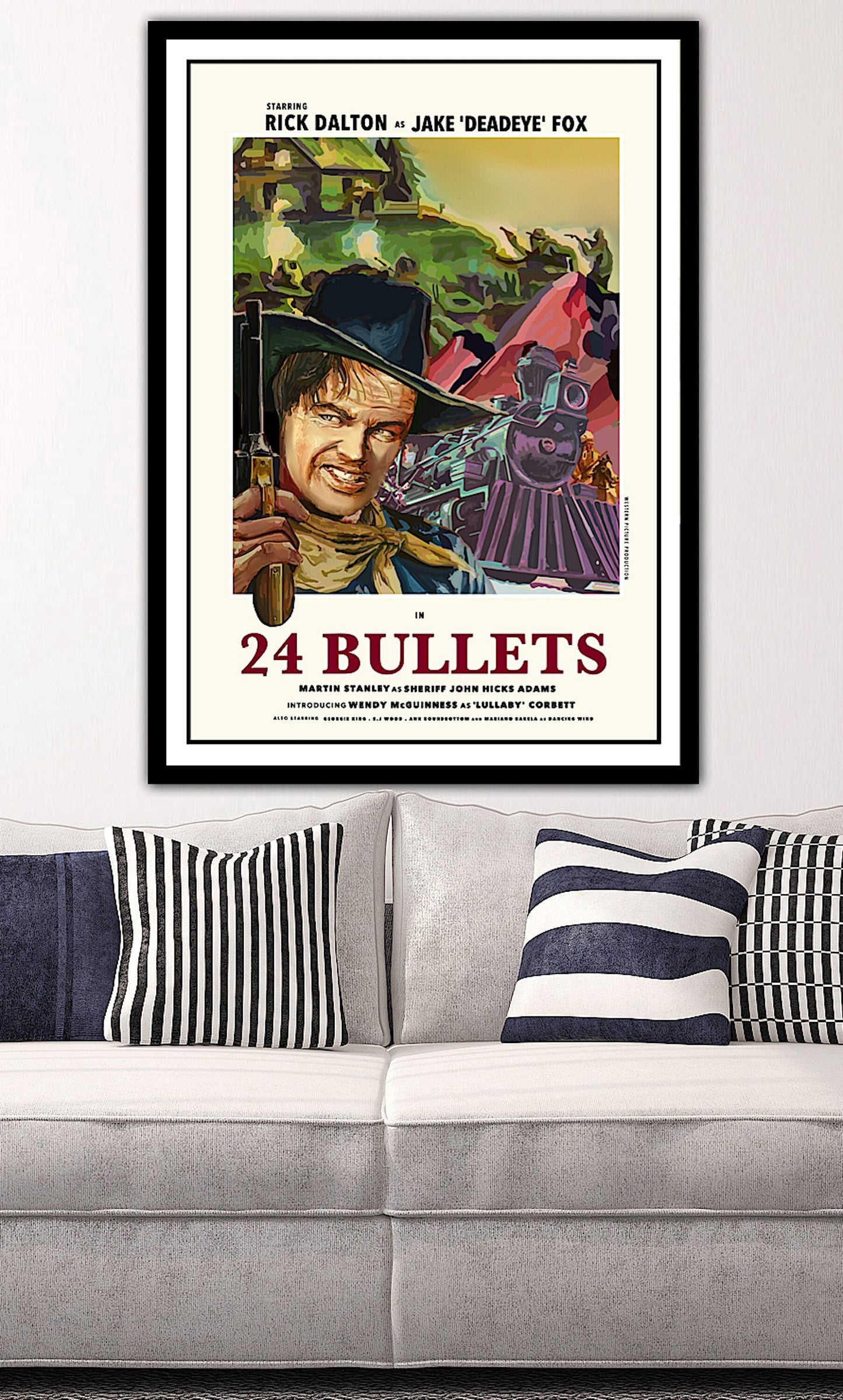 24 Bullets - Rick Dalton Poster - Once Upon A Time In Hollywood