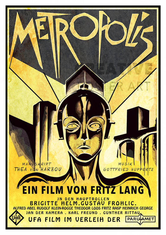 Metropolis Poster (Distressed)