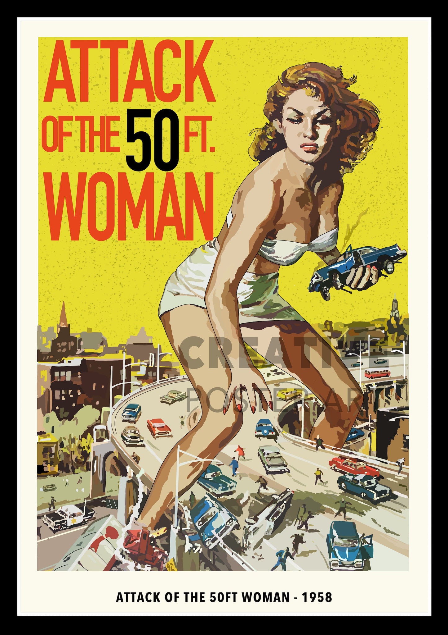 Attack of the 50ft Women Poster