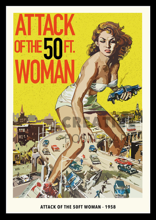 Attack of the 50ft Women Poster