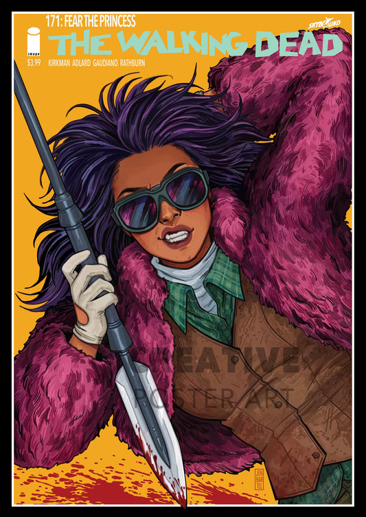 The Walking Dead Poster #171 Fear the Princess Variant