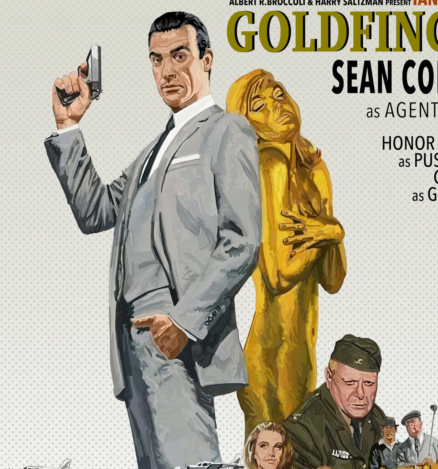 Goldfinger - James Bond Poster