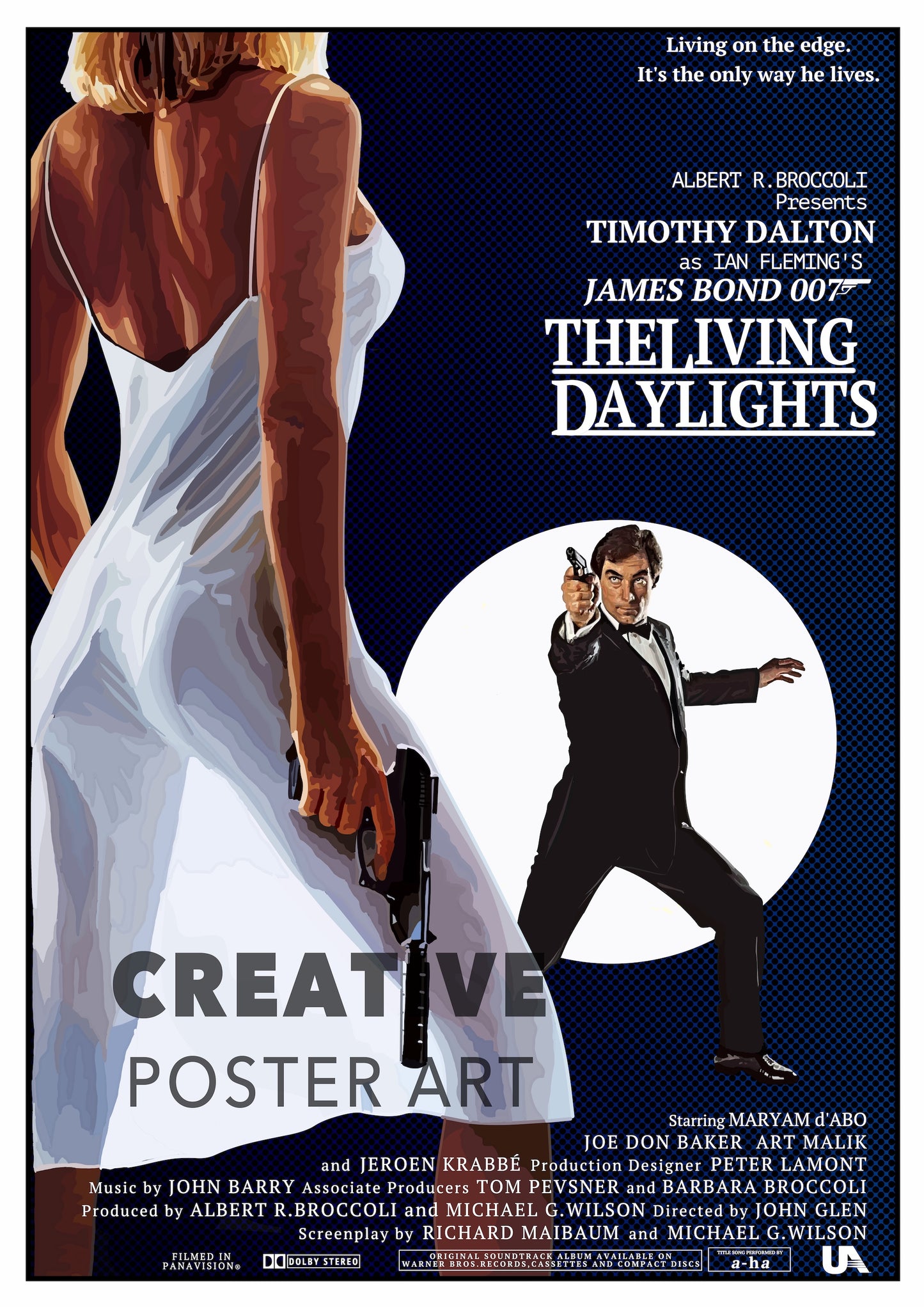 The Living Daylights - James Bond Movie Poster