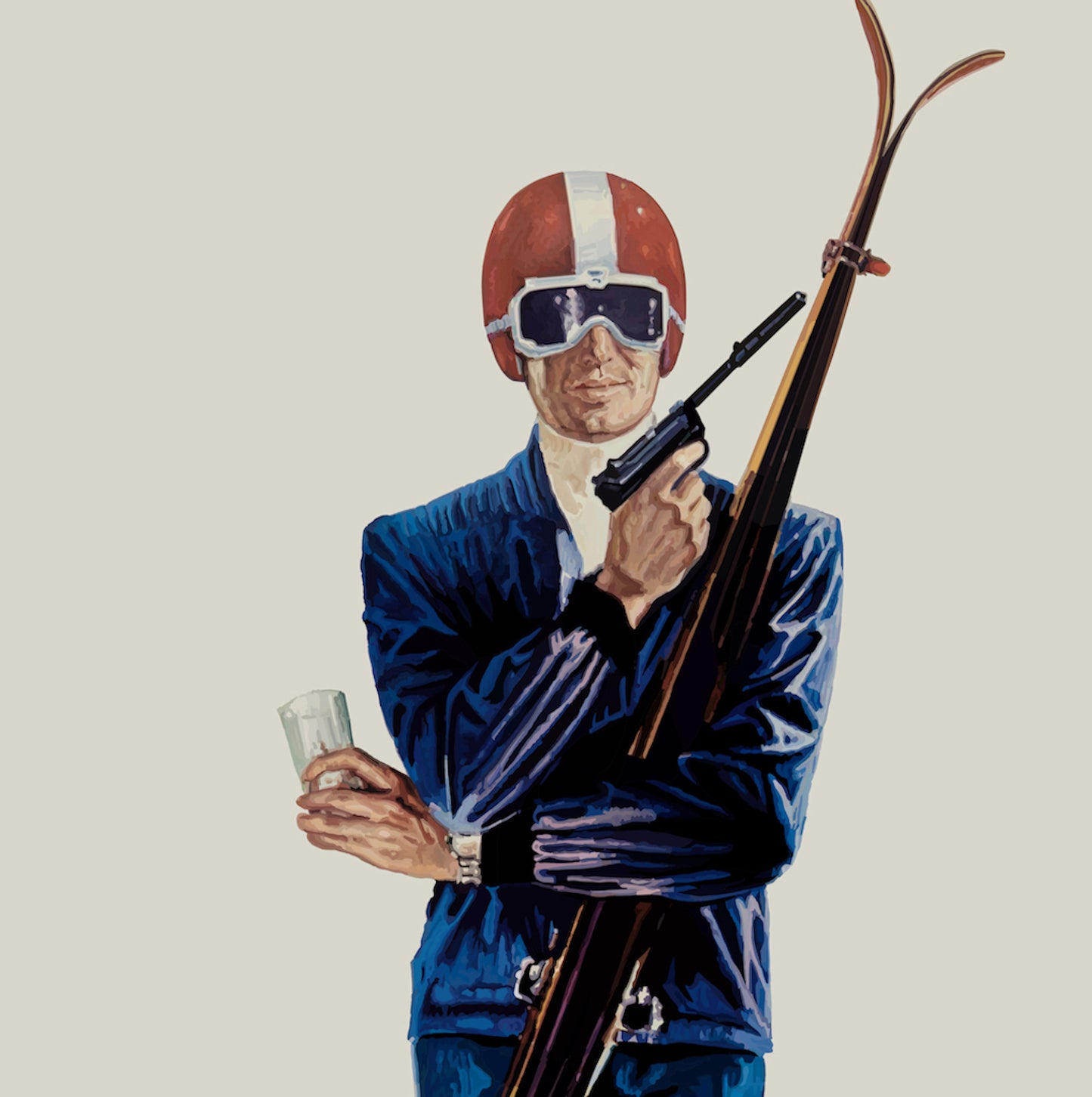 On Her Majesty's Secret Service - James Bond Poster Italian Version