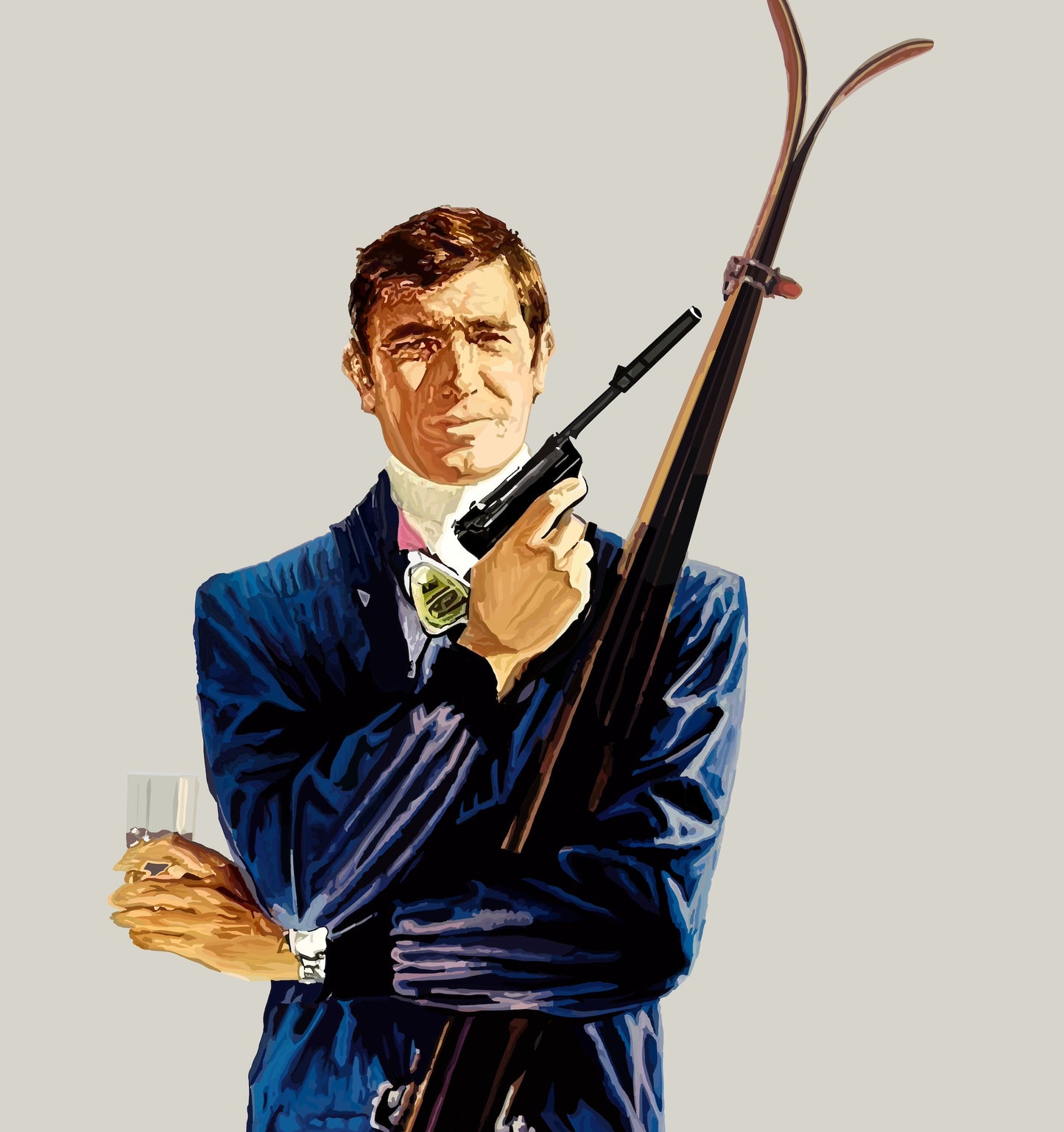 On Her Majesty's Secret Service - James Bond Poster US Version