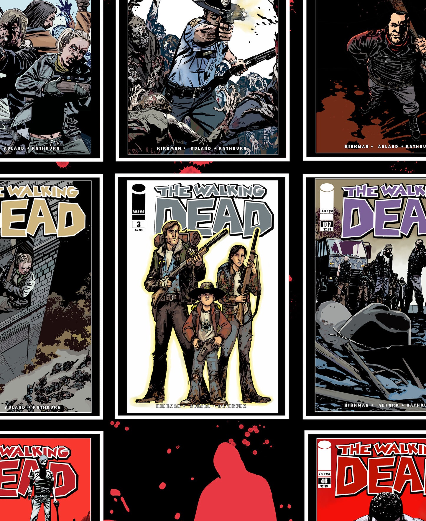 The Walking Dead Poster Collage