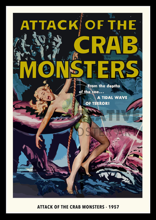 Attack of the Crab Monsters Poster