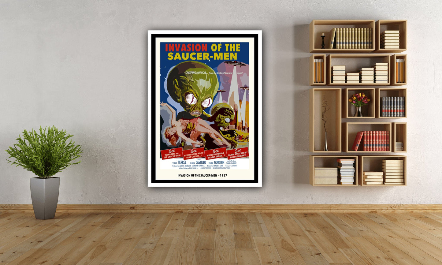 Invasion of the Saucer-Men Poster