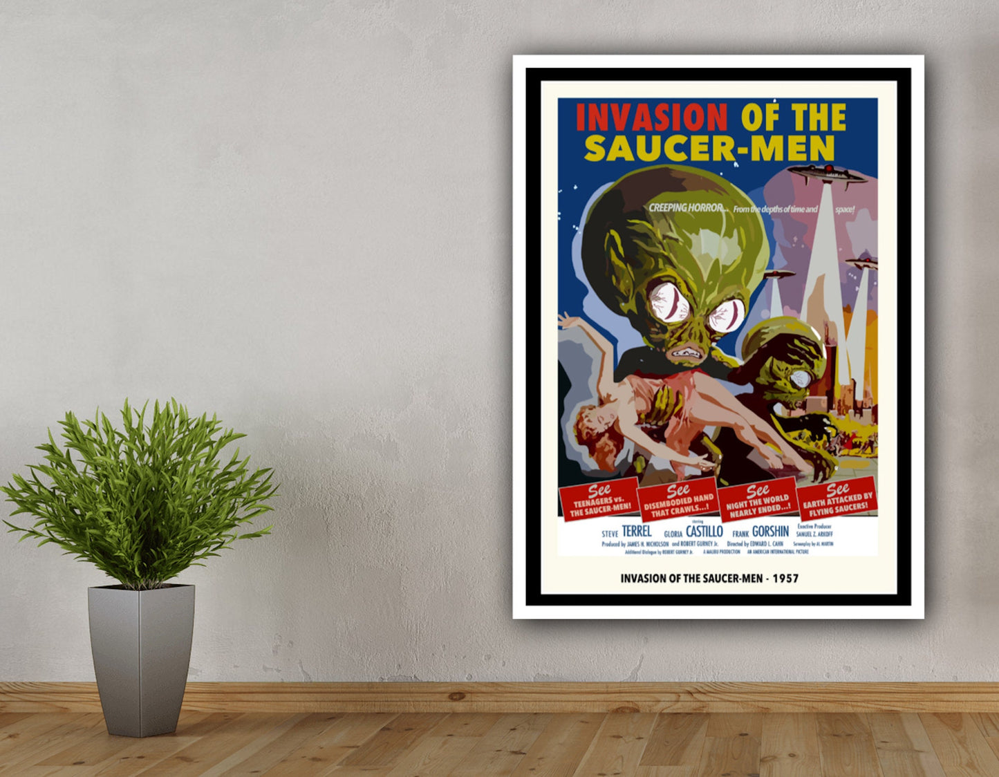Invasion of the Saucer-Men Poster