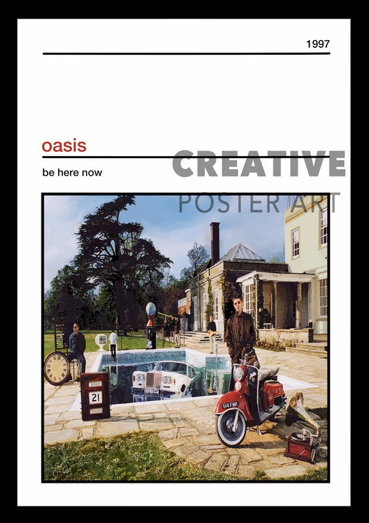Be Here Now Poster - Oasis Poster
