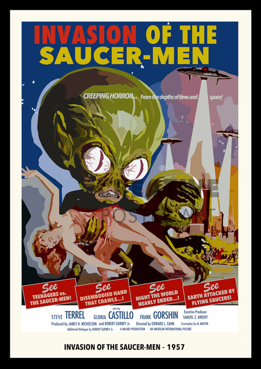 Invasion of the Saucer-Men Poster