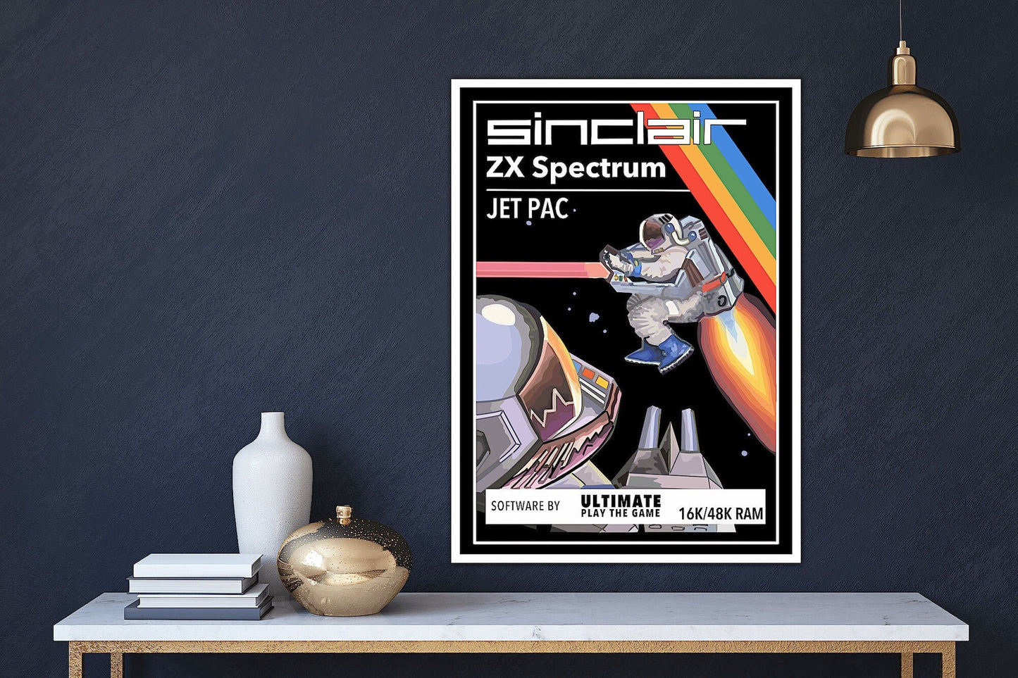 ZX Spectrum - Jetpac Poster