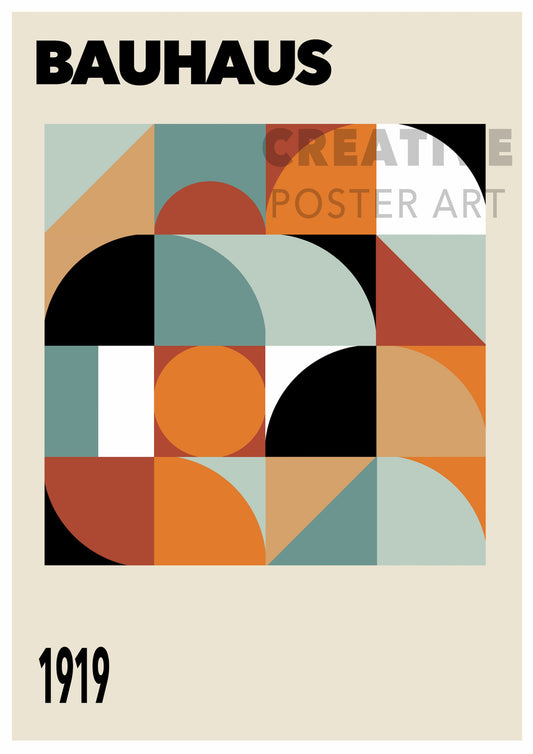 Bauhaus Composition Poster