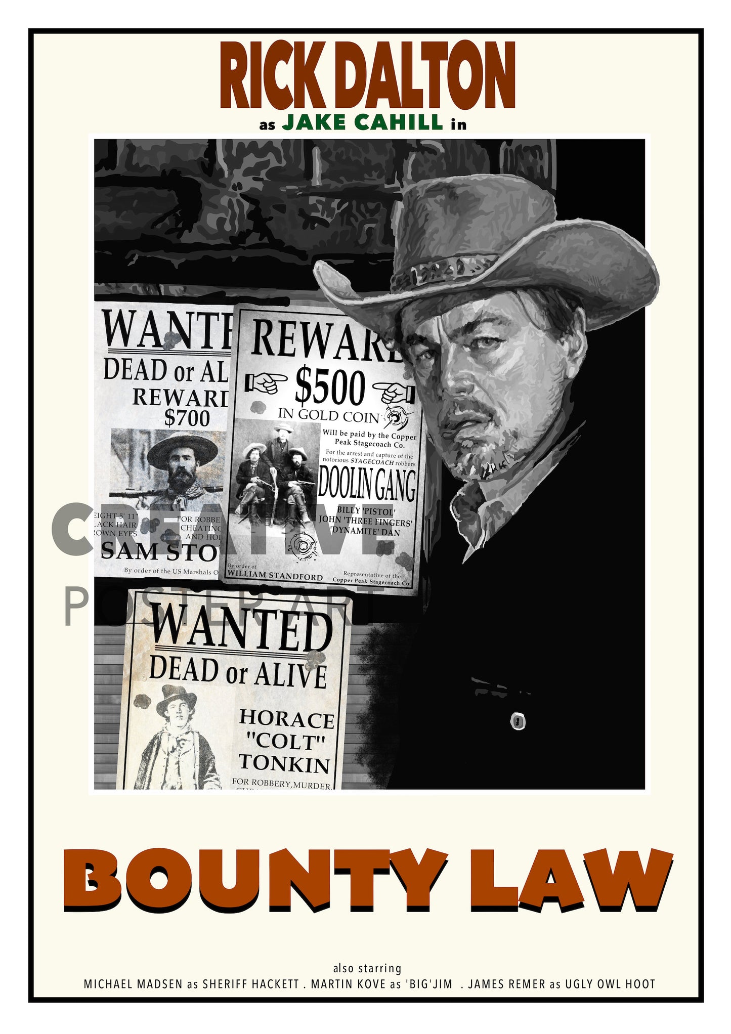 Bounty Law - Rick Dalton Poster - Once Upon A Time In Hollywood